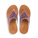 The Sak Shana Thong Sandal in Crochet, Slip On Entry
