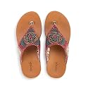The Sak Shana Thong Sandal in Crochet, Slip On Entry