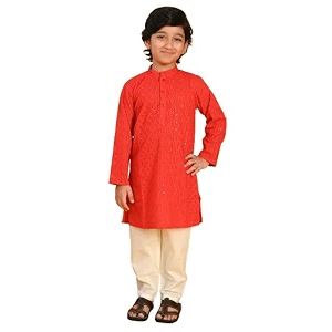 Saka Designs Boys Embroidered Kurta Pyjamas