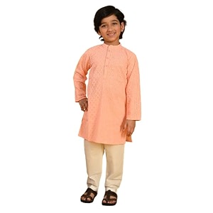 Saka Designs Boys Embroidered Kurta Pyjamas