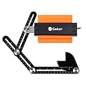 Saker Contour Gauge Profile Tool With Opening Locator- Adjustable Lock -Precisely Copy Irregular Shape Duplicator -Irregular Welding Woodworking Tracing - Must Have Tool for DIY Handyman, Construction