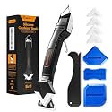 Sakerplus 3-in-1 Silicone Caulking Tools with Scraper, Caulk Remover Kit