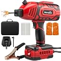 Sakertool Portable Welding Machine Electric: IGBT Handheld Welder with 5 Variable Current Adjustment - Hand Held Anti-Stick ARC Welder Gun for Home Repairs - 110V Welding Machine Kit