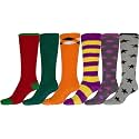 Sakkas Womens Super Soft Anti-Slip Fuzzy Knee High Socks Value Assorted 6-Pack