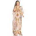 Sakkas Yeni Women's Short Sleeve V-Neck Summer Floral Long Caftan Dress Cover-up