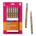 SAKURA 30063 6-Piece Pigma Micron 01 Ink