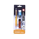 Sakura Cushioning Point Mechanical Pencil Starter set with lead refill and eraser (Yellow, 0.5mm-HB)