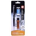 Sakura Cushioning Point Mechanical Pencil Starter set with lead refill and eraser (Green, 0.5mm-B)