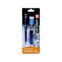 Sakura Cushioning Point Mechanical Pencil Starter set with lead refill and eraser (Black, 0.7mm-HB)