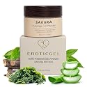 Sakura Edition Japanese Nuru Massage Gel Powder 40g | Aloe Vera, Seaweed, Licorice & Green Tea | Gift Ready Glass Jar | Made in Japan | Vegan | Fragrance Free | Makes 1.05 Gallons