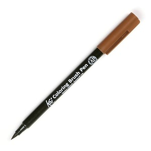 sakura koi coloring open stock brush pen brown pack of 1