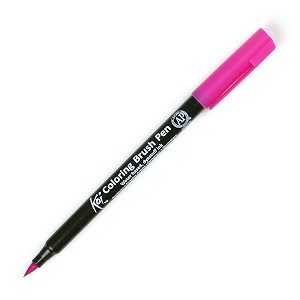 sakura koi coloring open stock brush pen rose red pack of 1