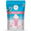 Sakura Latte Blended Crème by Angel Specialty Products [2 LB] [22 Servings]