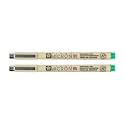 SAKURA PIGMA MICRON 05 FINELINER PEN, 0.45MM LINE WIDTH, PACK OF 2 (Green)