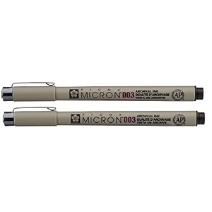 sakura pigma micron black open stock pack of 2 pens 003