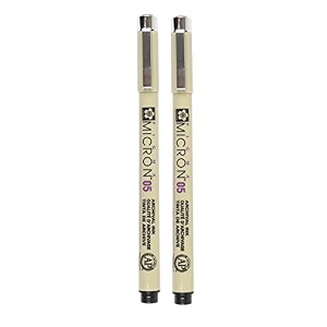 sakura pigma micron black open stock pack of 2 pens 05