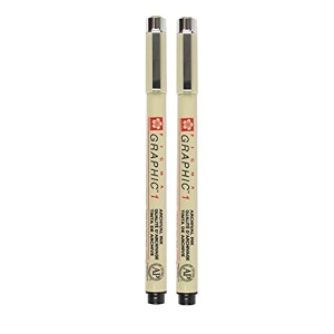 sakura pigma micron black open stock pack of 2 pens 1