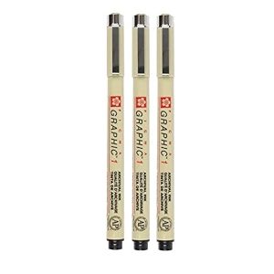 sakura pigma micron black open stock pack of 3 pens 1
