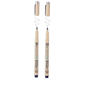 sakura pigma micron black open stock pack of 2 pens pn