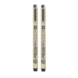 sakura pigma micron black open stock pack of 2 pens 005