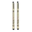 SAKURA PIGMA MICRON BLACK OPEN STOCK, PACK OF 2 PENS (02)