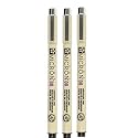 SAKURA PIGMA MICRON BLACK OPEN STOCK, PACK OF 3 PENS (08)