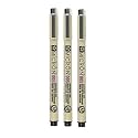 SAKURA PIGMA MICRON BLACK OPEN STOCK, PACK OF 3 PENS (005)