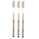 SAKURA PIGMA MICRON BLACK OPEN STOCK, PACK OF 3 PENS (pn)