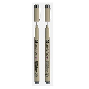 sakura pigma micron cool gray open stock pack of 2 pens 01