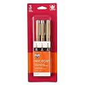 SAKURA Pigma Micron Pens - Set of 3, Black 08, 10, 12