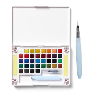 sakura xncw-36n koi watercolor field 36 color sketch set pocket sketch box multicolor