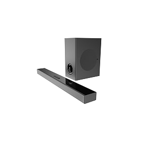 sal sb13 dolby audio soundbar with wired subwoofer 180w output 21 channel bluetooth v53 10m range supports hdmi arcauxopticalusbbluetooth inputs home theater sound system black