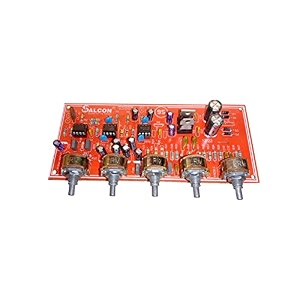 salcon 5 tone mid control preamp 21 ne5532 ic filter 12-0-12v 3a power supply input amp output connector