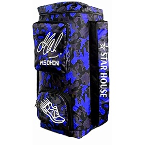 sale ms dhoni best cricket kit bag with heavy padded foam inside blue