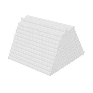 saleh transparent hot melt glue stick for glue gun m175mmx 11mm long size - 50 sticks
