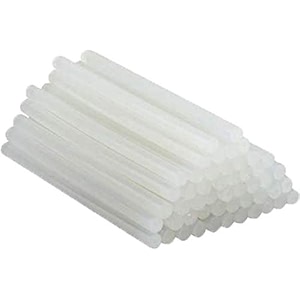 saleh transparent hot melt glue stick for glue gun 175mmx 11mm long size - 25 sticks