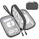 SaleOn 8.3x5 Inch Tech Pouch Organizer with 1 Year Warranty – Portable Storage Organizer for USB Cable, Charger, Earphone, Power Bank, Hard Disk &amp; Digital Gadgets, Travel Mobile Bag for Men