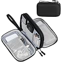 SaleOn 8.3x5 Inch Tech Pouch Organizer with 1 Year Warranty – Portable Storage Organizer for USB Cable, Charger, Earphone, Power Bank, Hard Disk & Digital Gadgets, Travel Mobile Bag for Men