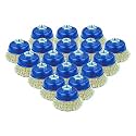 SALI 18 Pack Wire Cup Brush, 4 Inch Coarse Crimped Cup Brush for Grinders, with 5/8 Inch -11Arbor for Heavy Cleaning Rust, Stripping and Abrasive, for Angle Grinder