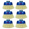 SALI 6 Pack Wire Cup Brush, 3 Inch Coarse Crimped Cup Brush for Grinders, with 5/8 Inch Arbor for Heavy Cleaning Rust, Stripping and Abrasive, for Angle Grinder