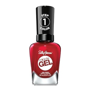 sally hansen miracle gel nail polish rhapsody red 147ml