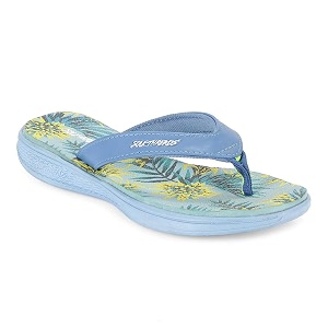 solethreads breeze  soft  comfortable  washable footbed  faux leather strap  shock absorbent soul  fun  cute  slippers  flip flops for women blue 5 uk breeze l_lblue_5