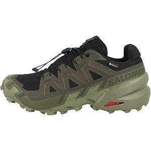 Salomon Mens Speedcross 6 Black Peat Deep