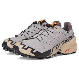 Salomon Mens Speedcross 6 Gull White Pepper