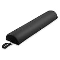 Saloniture Half Round Massage Table Bolster Pillow Pad - 26 x 6 x 3 Inch - Black