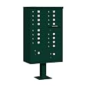 Salsbury Industries 3316GRN-U 16 A Size Doors, United States Postal Access Type III Cluster Box Unit, Green