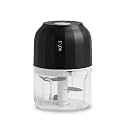 Salt ChopEase Classic Rechargeable Mini Chopper | Powerful motor and Long Lasting Battery | Sharp Stainless Steel Blades | Effortless Cleaning | 250 ML | Black