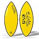 SALT LIFE Fiberglass Compression Skimboard – High-Performance Beach Skim Board for Kids, Teens & Adults – Lightweight Durable Shorebreak – 38, 42, 44, 53 in