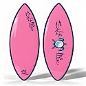 SALT LIFE Fiberglass Compression Skimboard – High-Performance Beach Skim Board for Kids, Teens & Adults – Lightweight Durable Shorebreak – 38, 42, 44, 53 in