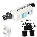 Salt System for Pool with LED Control Panel, Salt Water Pool Chlorinator with Salinity Display, 8g-20g/h Output for Swimming Pools and Hot Spring Pools 16g/h